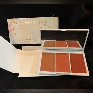 Seraphine Botanicals. Primrose +cream lip & cheek cream palette
